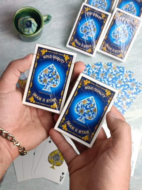 ورق بازی ، کارت بازی و شعبده بازی عربی(سرامیکی)