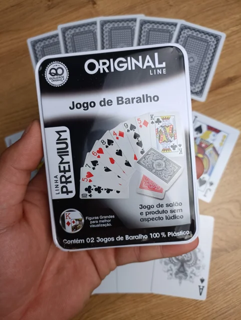 ورق بازی ، کارت بازی و شعبده بازی مدل بارالهو فلزی baralho
